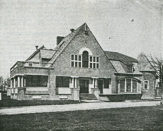 The former Country Club of Buffalo clubhouse before remodeling for the Women's Building (first image)